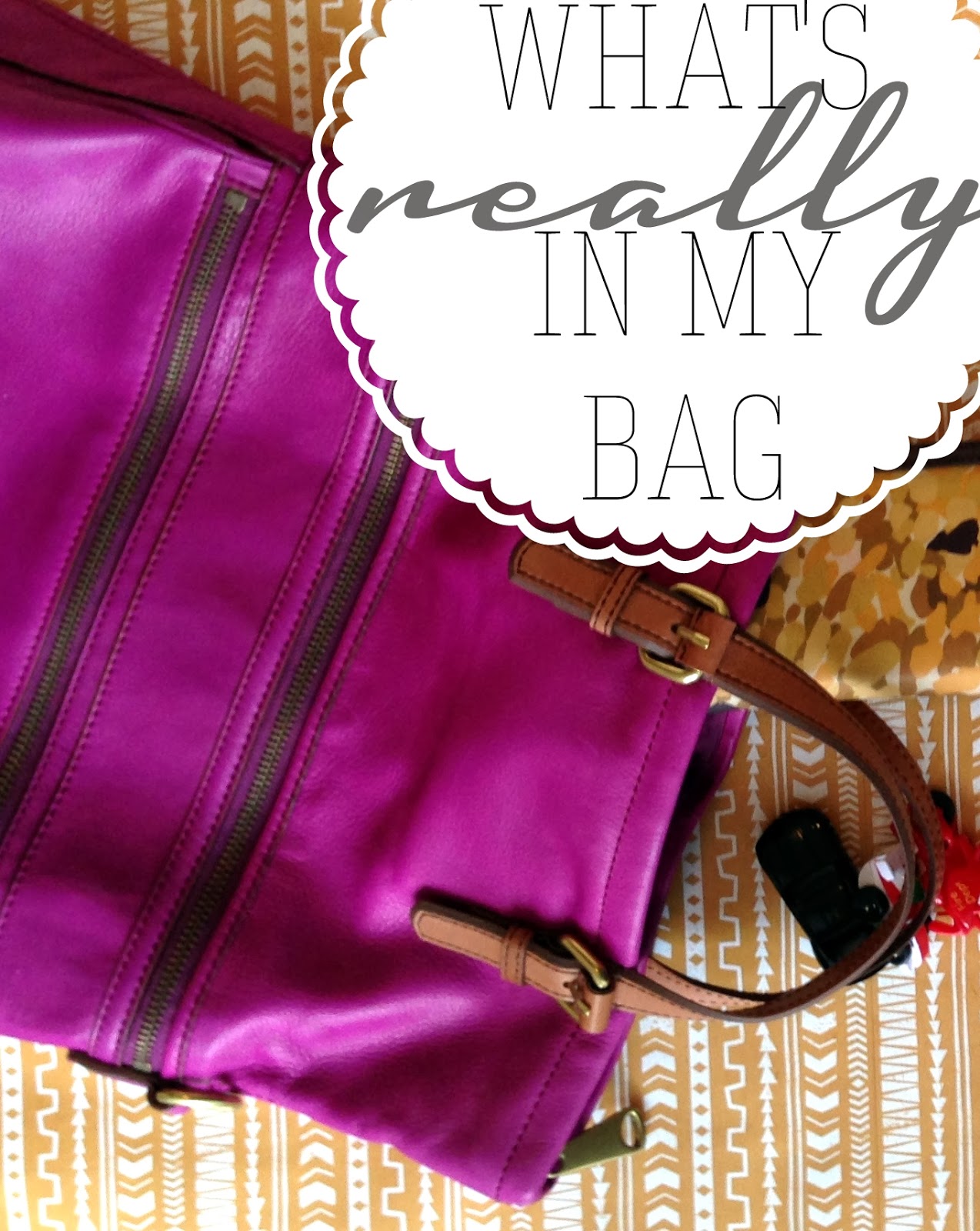 Tied Ribbon: What's (really) In My BAG