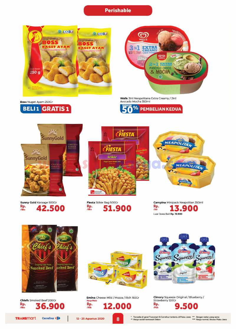 Katalog Promo Carrefour Transmart 12 - 25 Agustus 2020 - scanharga