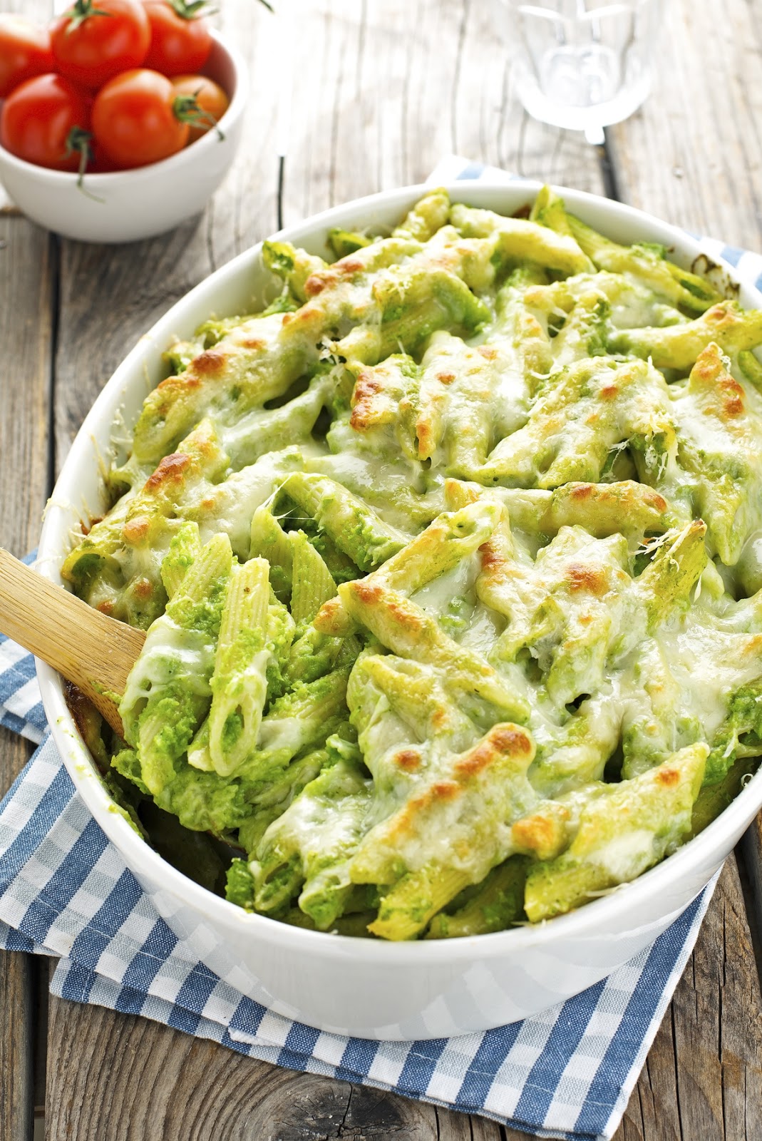 The Iron You Creamy Baked Ziti with Broccoli and Provolone