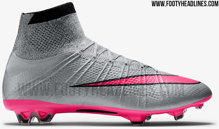 nike mercurial superfly grey and pink