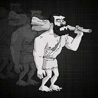 Play Games2Jolly Black And White Prehistoric Man Escape