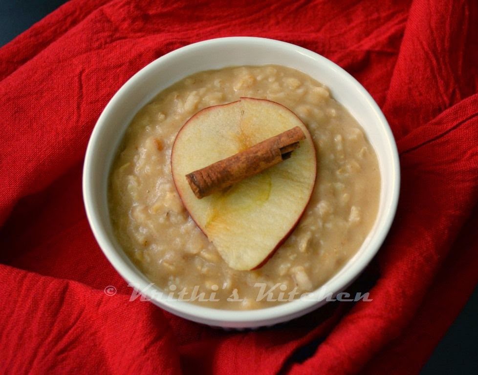Krithi's Kitchen Apple Cinnamon Oatmeal Baby & Toddler Food Ideas