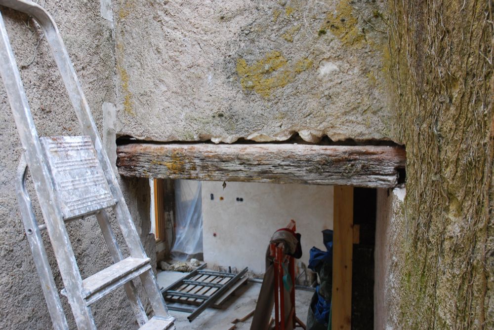 Nouveau linteau chêne