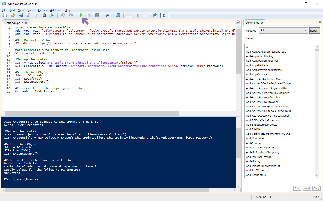 How to Run PowerShell Scripts for SharePoint Online? - SharePoint Diary