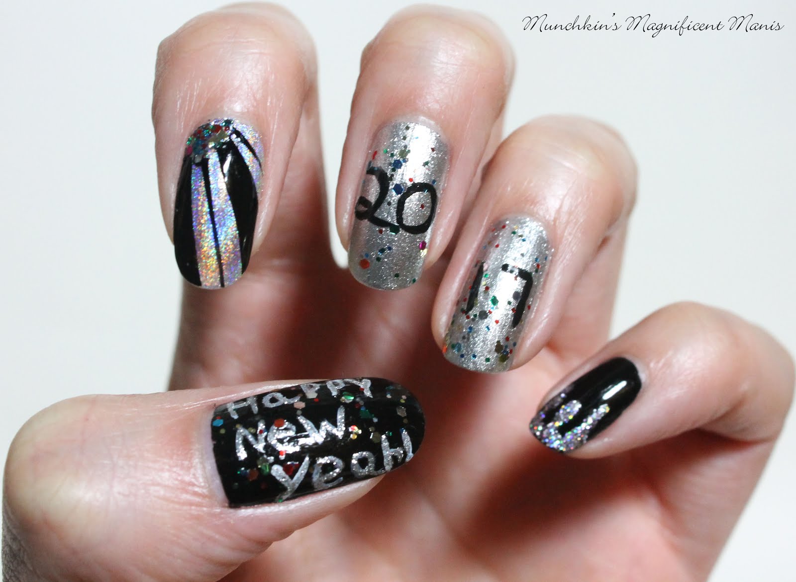 Years happy glamorous nails nail hello guys simple its easy Munchkin’s Magnificent Manis: New Year, New Beginnings- New Year Nail Design