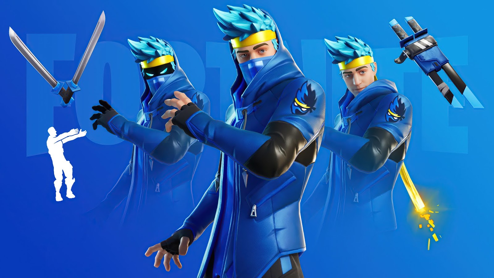 Blue Haired Ninja in Fortnite - wide 3