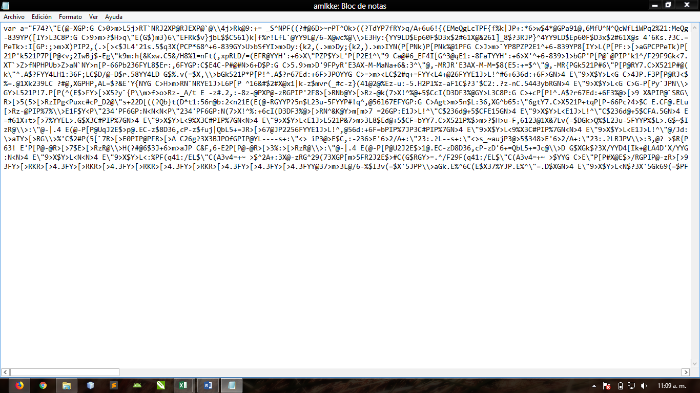 Código de virus en Java Script Virus Code JS