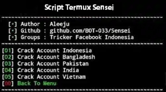 Script Termux Sensei
