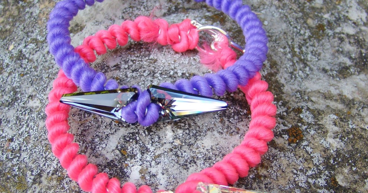 A Bead A Day The ultimate contrast Swarovski crystals & pipe cleaners