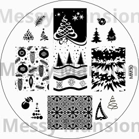 Lacquer Lockdown - Messy Mansion, new plates 2013, new stamping plates 2013, new stamping plates, new image plates, nail art, stamping, bundle monster, konad, winter nail art, holiday nail art, christmas nail art, snowflake nail art, cute nails, easy nail art,