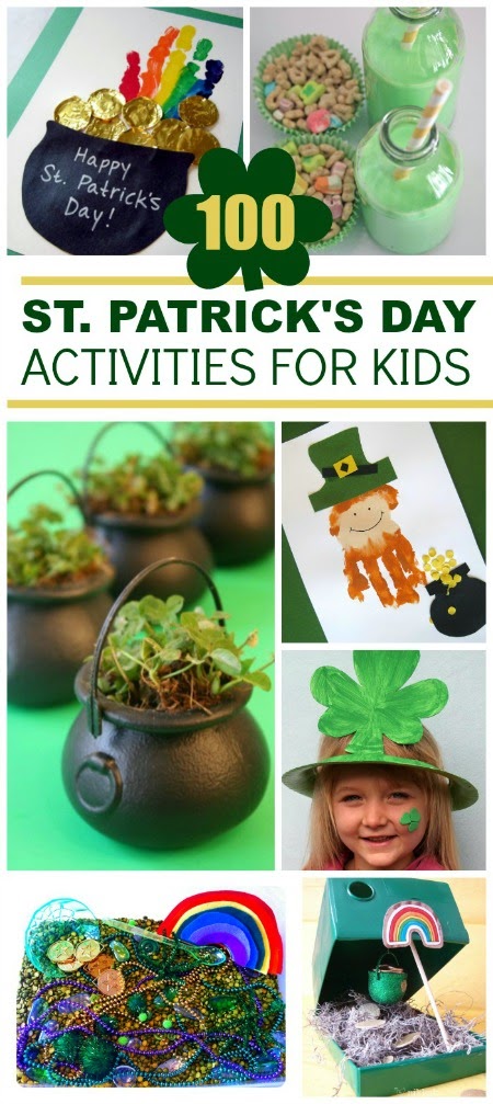 100 St. Patrick's Day Activities for Kids- The best list I've seen!