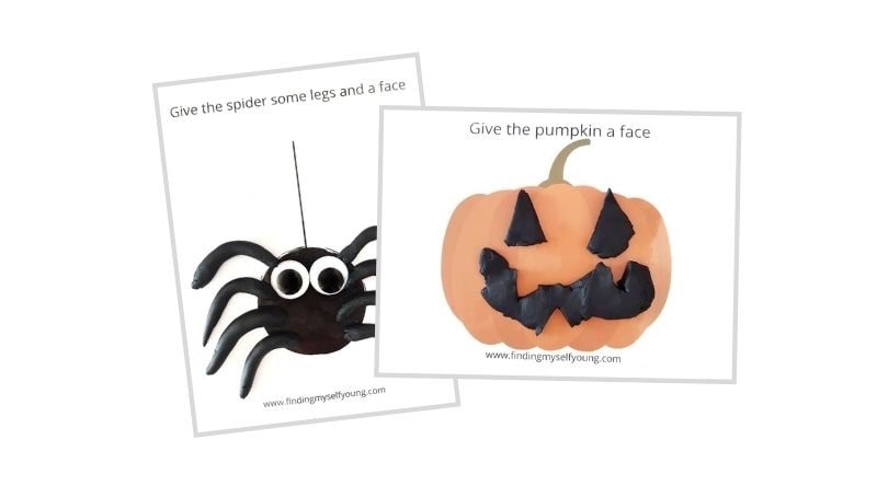 Halloween Printable Playdough Mat | SageLearningSystems
