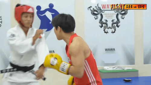 유도 VS 복싱 누가 이길까?