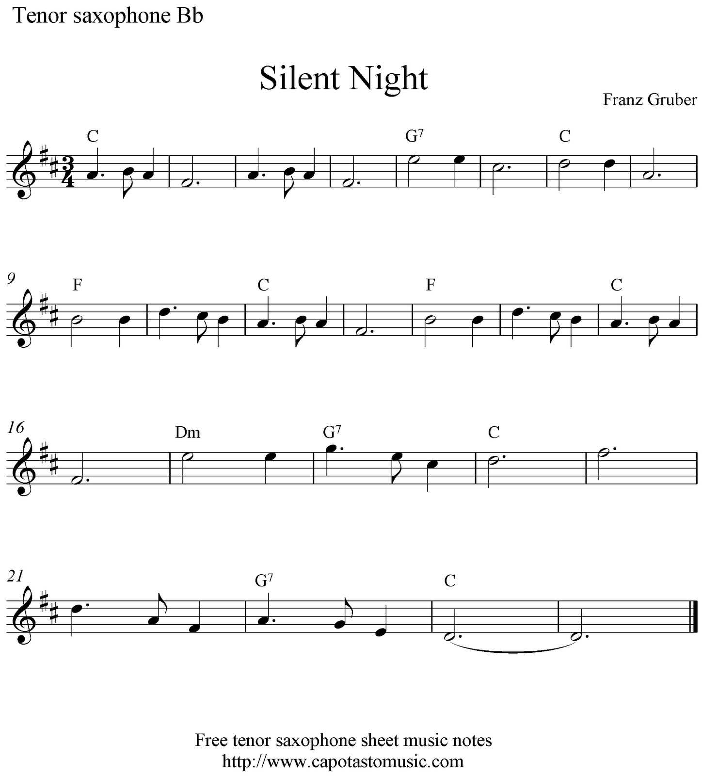 silent-night-free-christmas-tenor-saxophone-sheet-music-notes