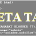 Sekilas Tentang META Tag Dalam Bahasa HTML