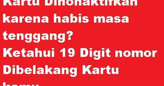 Cara Cek No Yang Sudah Di Registrasi - Blogs