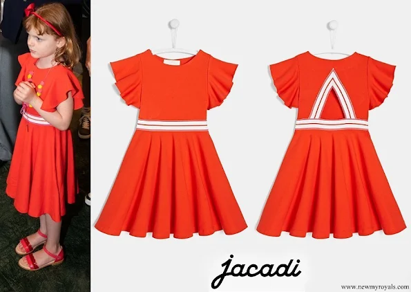 Princess Gabriella wore Jacadi open-back dress