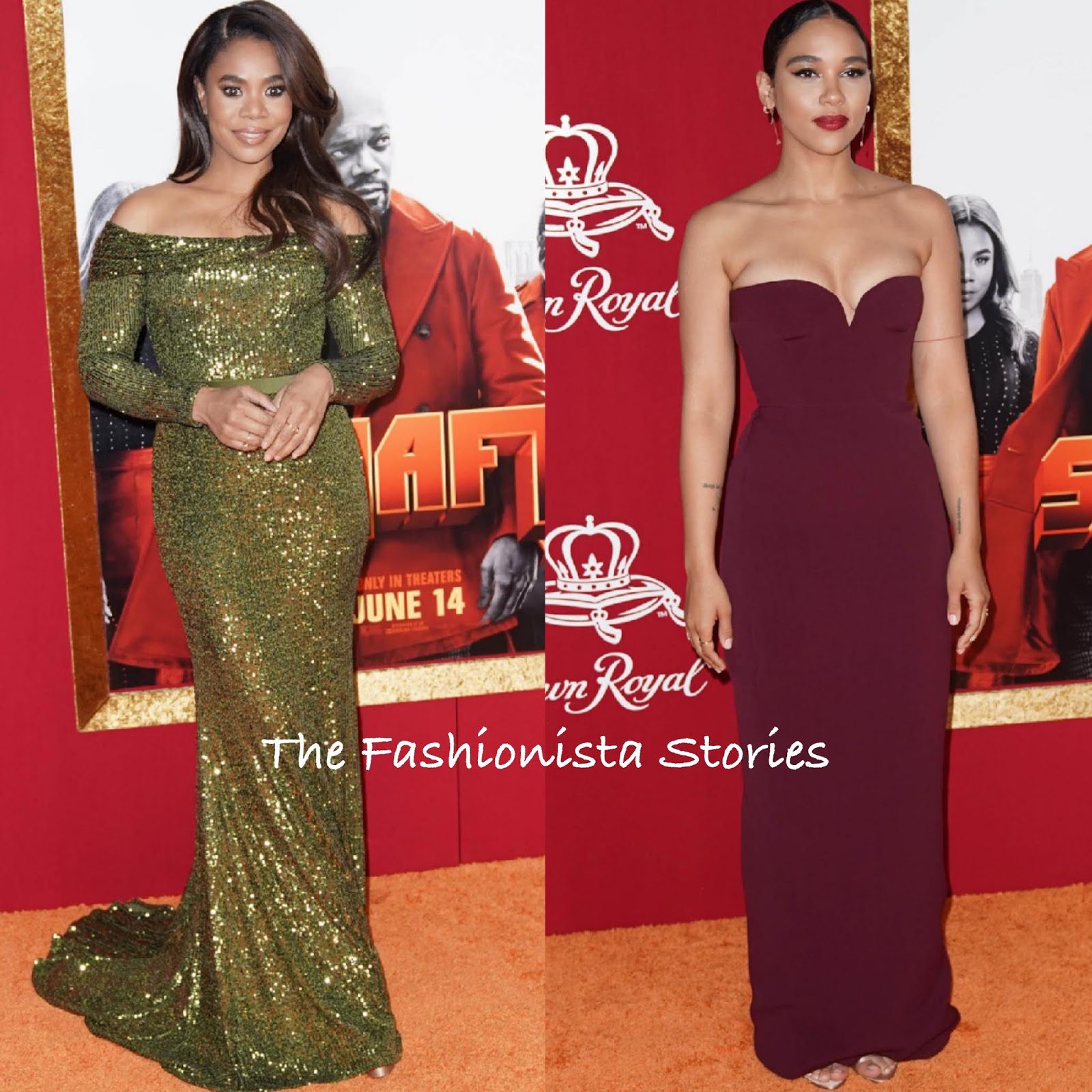 Regina Hall & Alexandra Shipp at the 'Shaft' New York Premiere