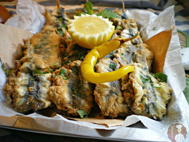 Sardinas o boquerones en Charmoula