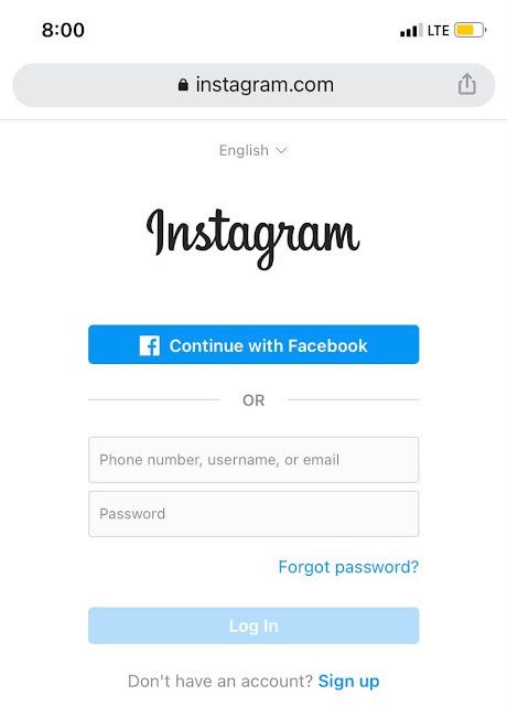 Use Instagram website