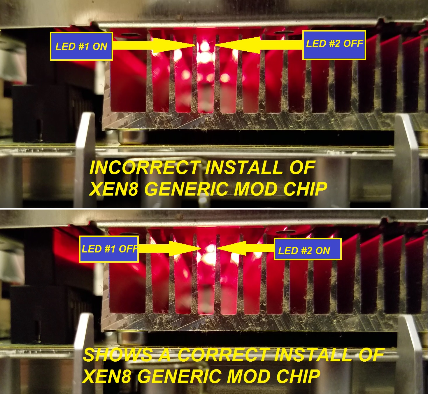 XEN8 GC Mod Chip Install Verification Check Xeno GC