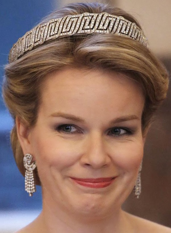 Queen Mathilde Of Belgium Wore The Nine Provinces Tiara