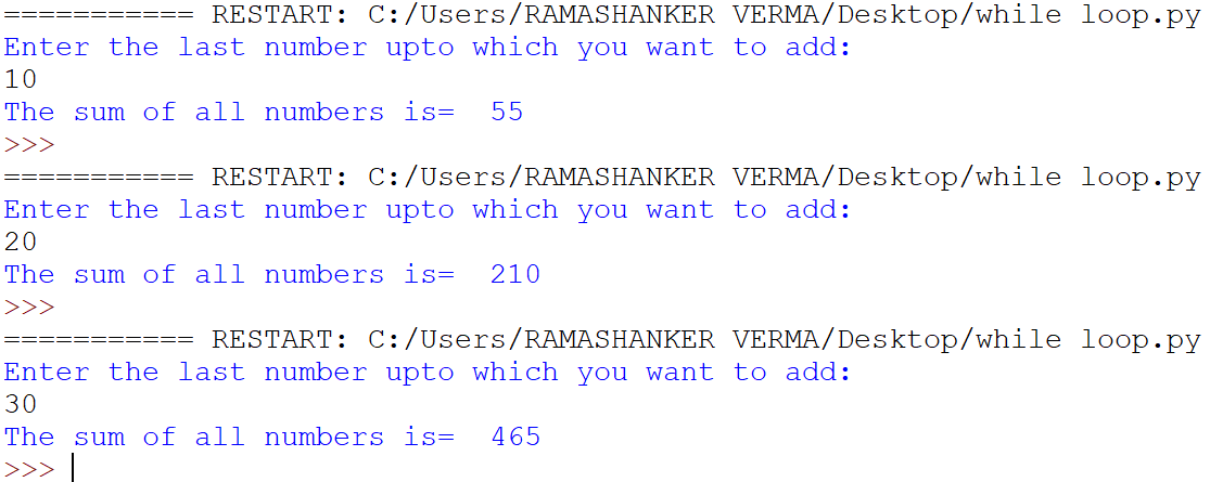 How to use while loop repetition control in python with examples | MY ...