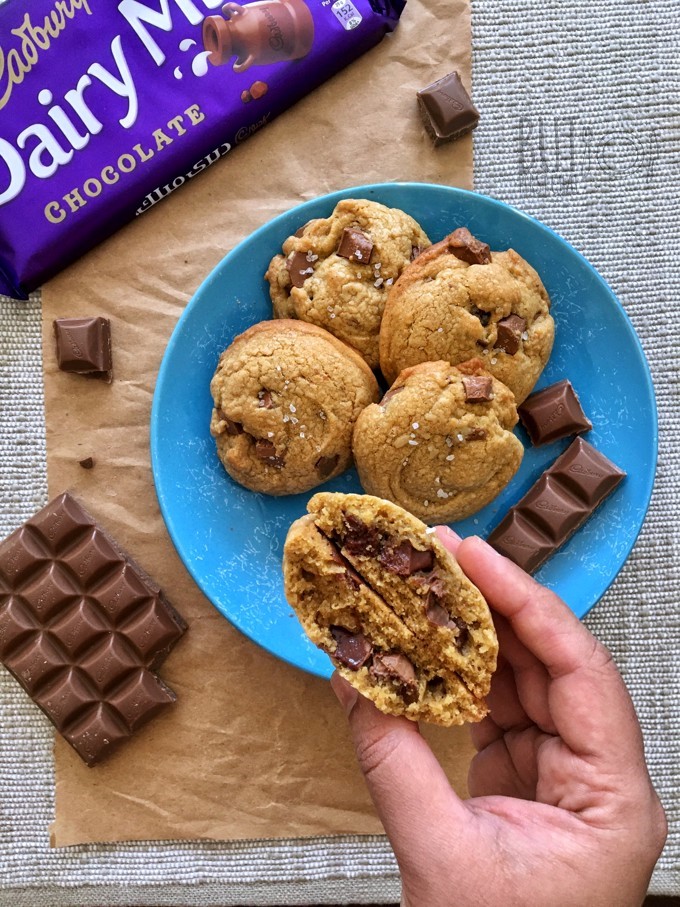 Dairy Milk Chocolate Cookies