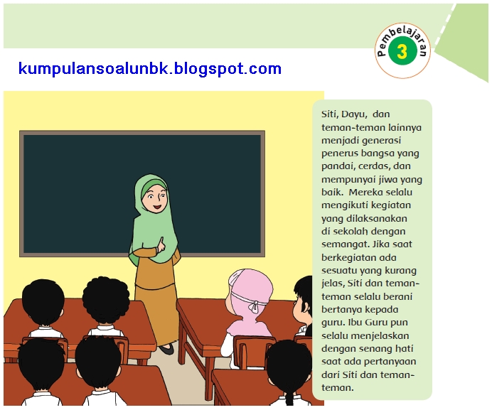 Kunci Jawaban Buku Tematik Siswa Tema 6 Kelas 6 Halaman 60 62 Kumpulan Soal Ujian
