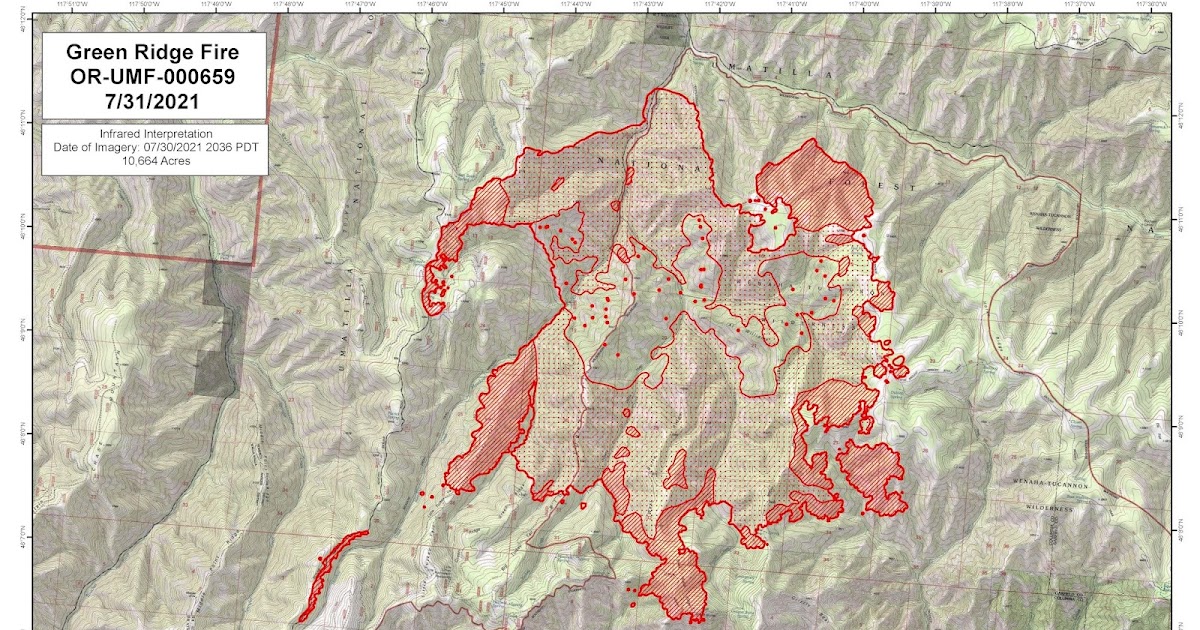 Blue Mountain Fire Information Lick Creek and Green Ridge Fire Update