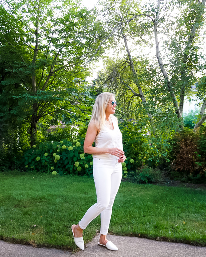 White Monochrome Outfit