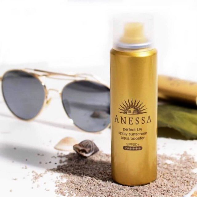 kem chong nang dang xit Anessa Perfect UV Spray Sunscreen Aqua Booster