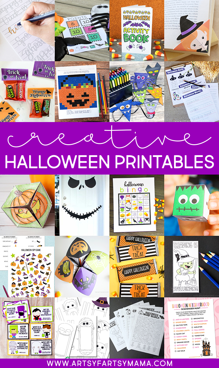 100+ Creative Halloween Crafts | artsy-fartsy mama