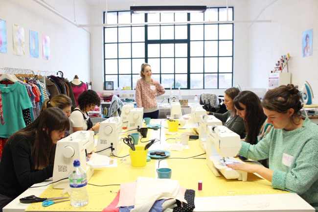 Freestyle Machine Embroidery class in London - Tilly and the Buttons