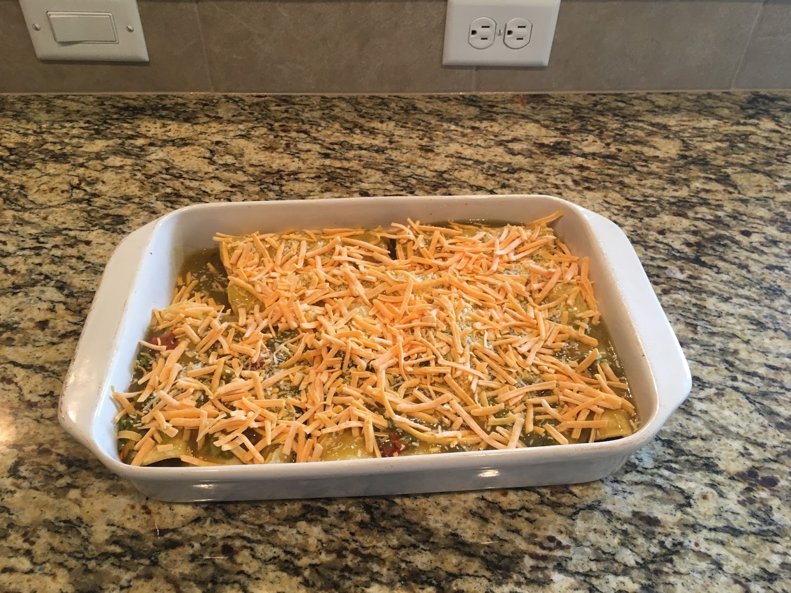 Let's Get Crafty! Honey Lemon Chicken Enchiladas