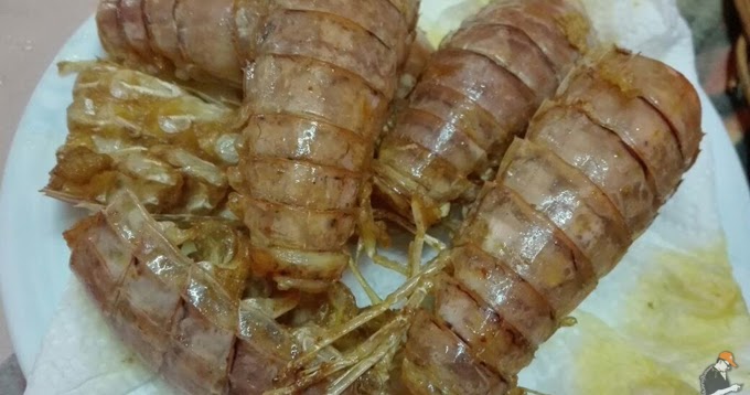 Sedapnya Udang Lipan Digoreng