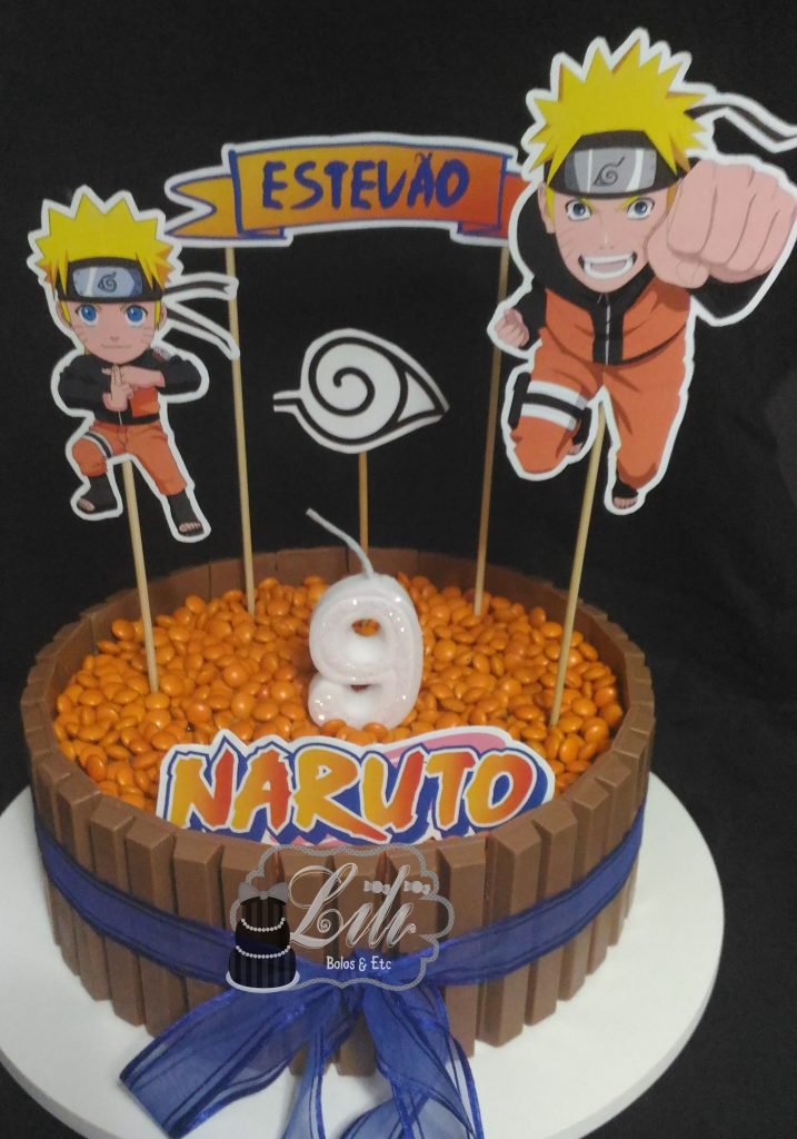 Topo de Bolo Naruto - Fazendo a Nossa Festa  Bolo naruto, Festa infantil  naruto, Festa naruto