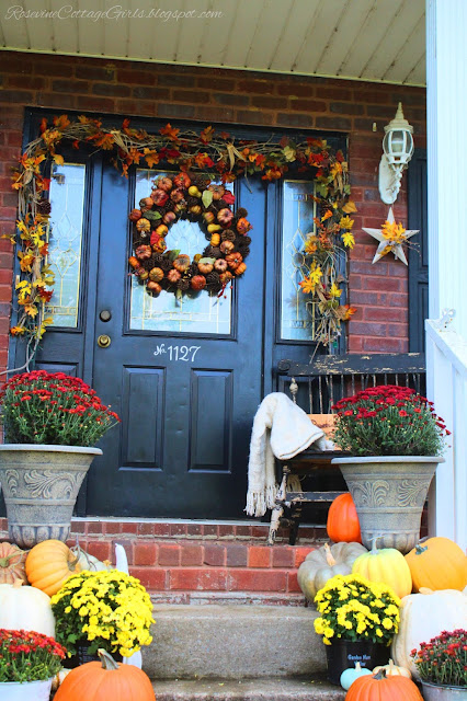 Our Fall Porch Steps