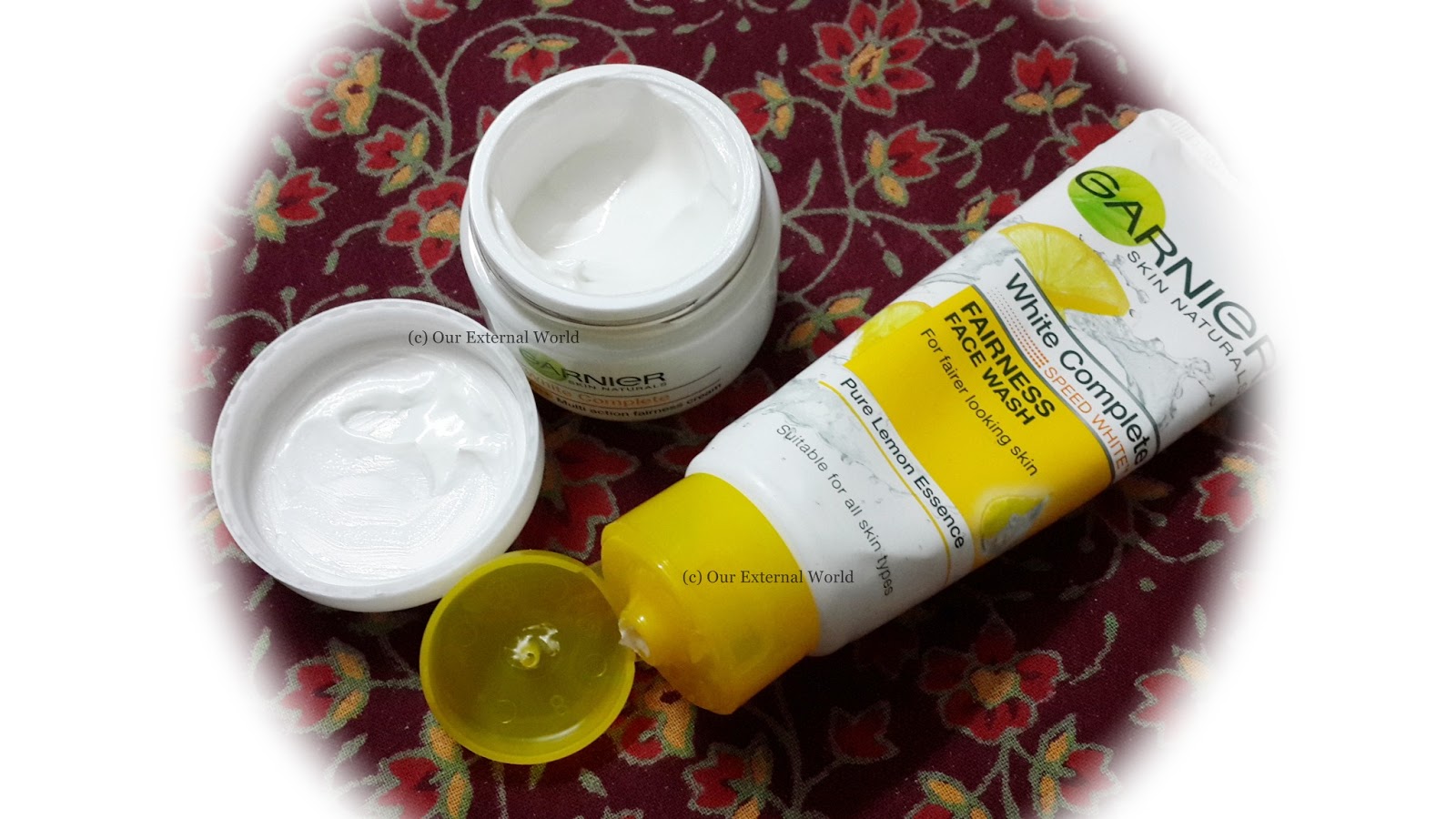 Garnier White Complete Speed White Face Wash & Cream Review & Free