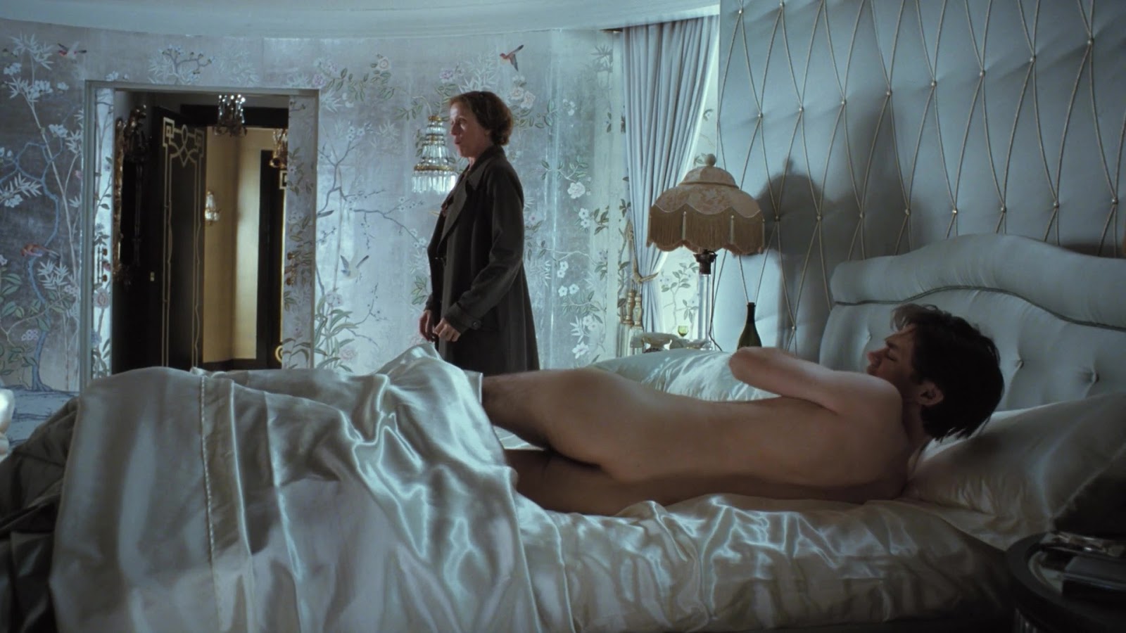 Tom Payne nude in Miss Pettigrew Lives For A Day.