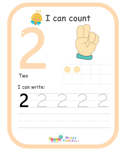 I can count, I can write - 2 -