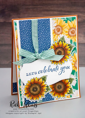 Celebrate Sunflowers Bundle, 2020-2022 In Color Cardstock Assortment, For Every Season Designer Series Paper, Stampin' Up!, Rick Adkins
