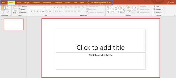 Esercitazione di presentazione di Microsoft PowerPoint