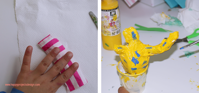 diy plantas de colores