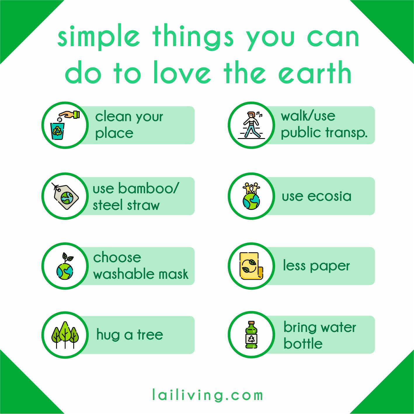 Simple Things You Can Do To Love The Earth lailiving