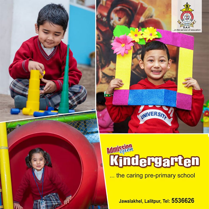 Admission notice from Kindergarten, Preschool, Montessori Schools in Nepal