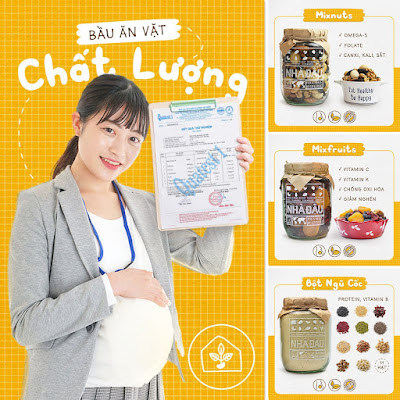 [A36] Combo dinh dưỡng Bà Bầu vào Con không vào Mẹ