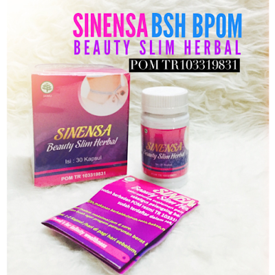 Sinensa Beauty Slim Herbal (BSH) Suplemen Pelangsing dan Pemutih Kulit Tubuh