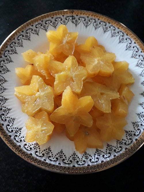 Chitra Amma's Kitchen Kamarakshi Gojju / Menaskai Star Fruit Relish