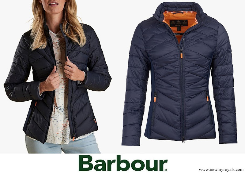 Kate Middleton wore Barbour Longshore Quilted Jacket